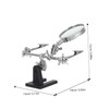 Hohopeti Heavy Duty Helping Hands Magnifier Clamp for Soldering Adjustable