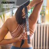 Yoga World D-Ring Yoga Strap 6ft Organic Cotton for Flexibility