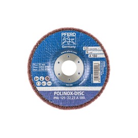 Pferd Polinox 44692262 Sanding Disc PNL Diameter 125 mm Width 20 mm RPM: 3,800 Grit Size 180