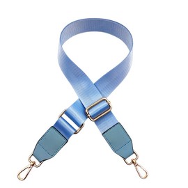 Plain Bag Strap, Wide Pockets, Bag Strap, 80-130 cm, Adjustable Shoulder Strap, Shoulder Strap for Handbags, 3.8 cm Wide, Men's Bag Strap, Women's Accessories, Light Blue