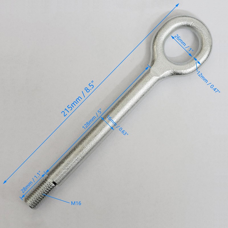 Towing Eye Hook Replacement 51798113 Compatible with Fiat 500 Compatible