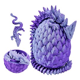 Hqroidd Dragon Eggs with Dragon Inside, 3D Print Dragon in Egg, Decorative Easter Egg Fillers Easter Gifts Home Decor (3D Printed Dragon-A1)