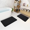 Buganda Memory Foam Bathroom Rug Mat 59x17, Extra Soft and