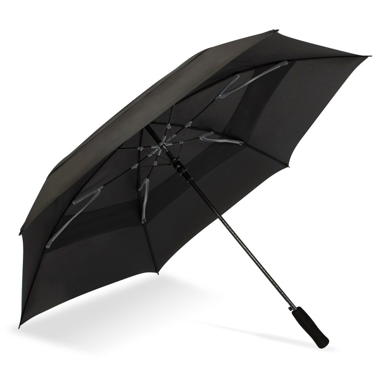 ShedRain Golf Umbrella, 62-Inch Canopy, Auto Open, Wind-Resistant Golf Umbrella
