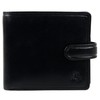 Mens Italian Leather Stylish RFID Protected Tabbed Wallet by Visconti