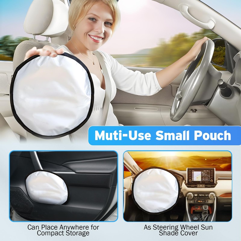 Windshield Sun Shade for 2019-2024 2025 GMC Sierra 1500 2500