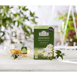 Ahmad Tea Jasmine Green Tea | Green Tea - 20 Teabag Sachets