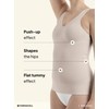 FarmaCell Shape 607 (Nude, XL) Women's shaping control vest with