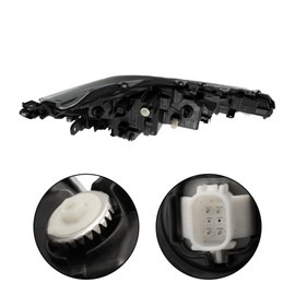 labwork Headlight Assembly Replacement for Corolla 2023 Black Headlights Set Driver Side LH 81150-02Q70