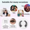 Magnetic Eyelashes with Applicator, No Glue Needed Reusable Magnetic Lashes,
