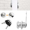 XINMEIWEN 5 Pieces Cabinet Cam Lock Set Keyed Alike 20mm