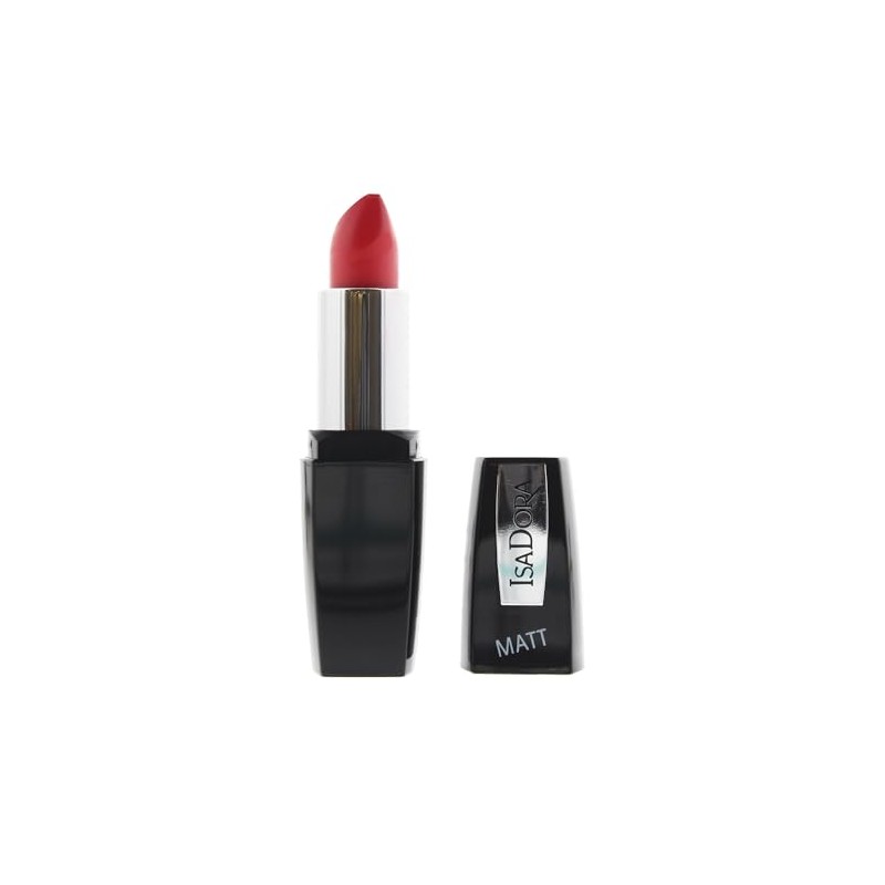 Isadora Perfect Matt 04 Hot Coral Lipstick 4.5g