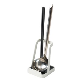 YAMAZAKI home TOWER-Ladle & Lid Stand, White