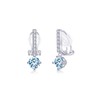 FH.bird Earrings for Women, Popular, Swaying, Shiny, 925 Silver, Hypoallergenic