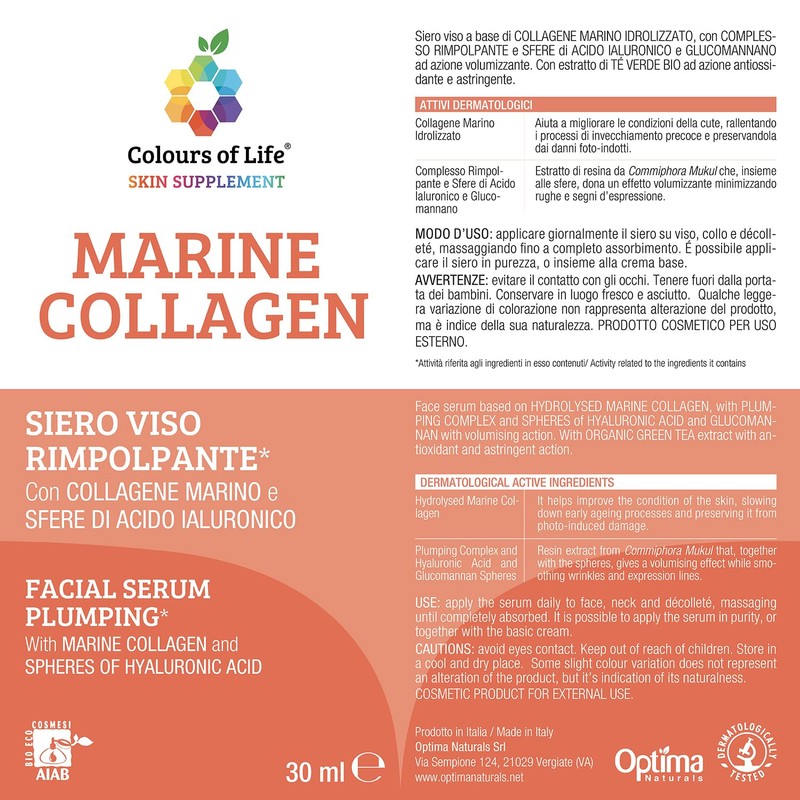 REMOVING Gesichtsserum mit marinem Kollagen und Hyaluronsäurekügelchen - 30 ml