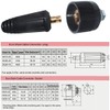 RIVERWELD TIG Welding Cable Panel Connector Socket Set Quick Fitting