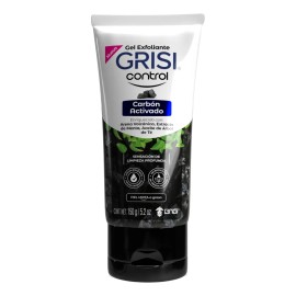 Gel Exfoliante Facial Grisi Control Carbn Activado 150 g - Para Piel Mixta a Grasa con Acn, Barros, Espinillas, Puntos Negros o Imperfecciones, Ayuda 