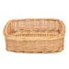 HDKJ Rectangle Small Wicker Baskets for Sundries 3pcs Storage Bins