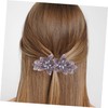 Outanaya Flower Rhinestone Hair Clip for Women Durable Spring Hair