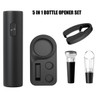 Electric Wine Opener,with foil Cutter,Vacuum Stopper, Pourer,One-Touch Button Reusable Automatic