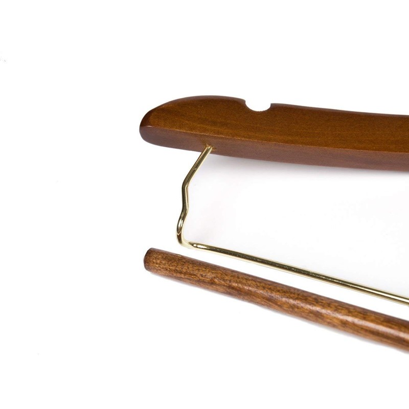 10 Quality Hangers Curved Wooden Hangers Beautiful Sturdy Suit Coat