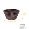 Gcardist Large Size Coffee Cupcake Liners 200-Count Muffin Liners Food