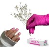 Guantes De Nitrilo Rosa Uniseal Libres De Látex 200 Pzas