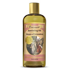 Nana Gifts Testament Anointing Oil, Roses of Jerusalem, Oil of The Peacemakers, Excellent Value Large Bottle Size 8.45 fl.oz | 250 ml