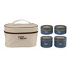 Bento Lunch Box Round with Lid Bag Leakage Proof Stainless