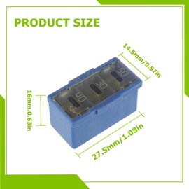 EPLZON 50A 30A 40A Fusible Link 24370-C991B 90982-08299 Slotted Automotive MCASE Shaped Cartridge Fuse Kit(Pack of 2pcs)