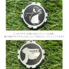 ゴルフマーカー ハットクリップ付き マグネット式 両面デザイン グリーンマーカー 面白い ボールマーカー Q0040 (Type4)