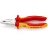 Knipex Combination Pliers chrome-plated, insulated with multi-component grips, VDE-tested 180
