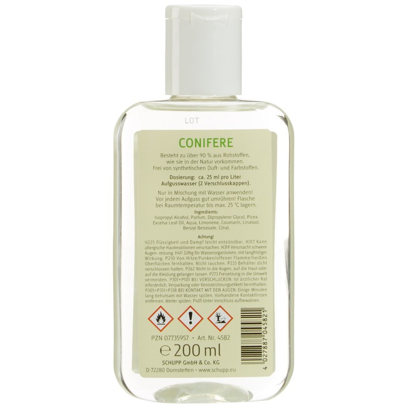 Schupp Sauna and Steam Bath Essence Conifere 200 ml