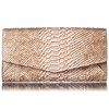 [VOICE] Align Italy Atema Company Cowhide Anaconda Diamantina Women's Flap