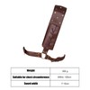 HDBHBH Medieval Sword Back Holster - Leather Shoulder Sheath for