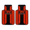 Plasticolor Red R Racing Universal-Fit Molded Front Floor Mats -