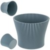 KADAX Small Plastic Flower Pot, Succulent and Herb Planter, Modern
