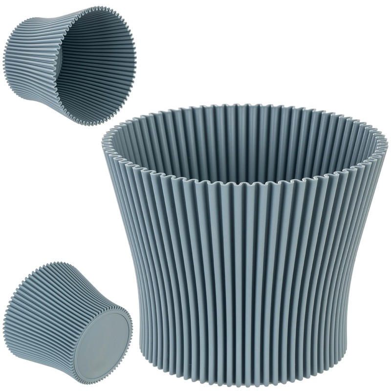 KADAX Small Plastic Flower Pot, Succulent and Herb Planter, Modern