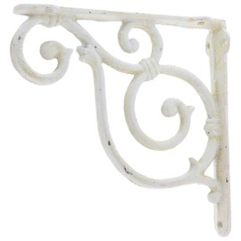 Bestco NE-223 Bracket Antique Decoration Scroll L White
