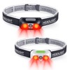 Rechargeable Headlamp, Ultra Bright 500 Lumen Head Lamp 5 Lighting