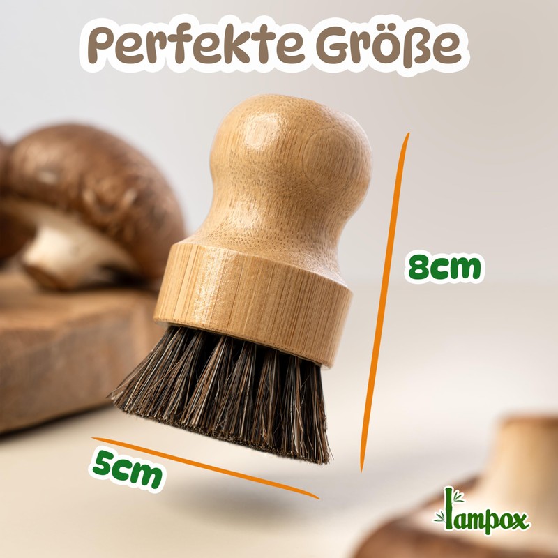 Mushroom Brush, Mushroom Brush, Kitchen Brush, Vegetable Brush, for Cleaning