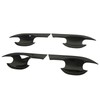 4PCs Car Exterior Door Handle Bowl Protector Glossy Black Cup