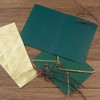 50 Pack A4 Envelopes with 4x6 Folded Cards and Gold
