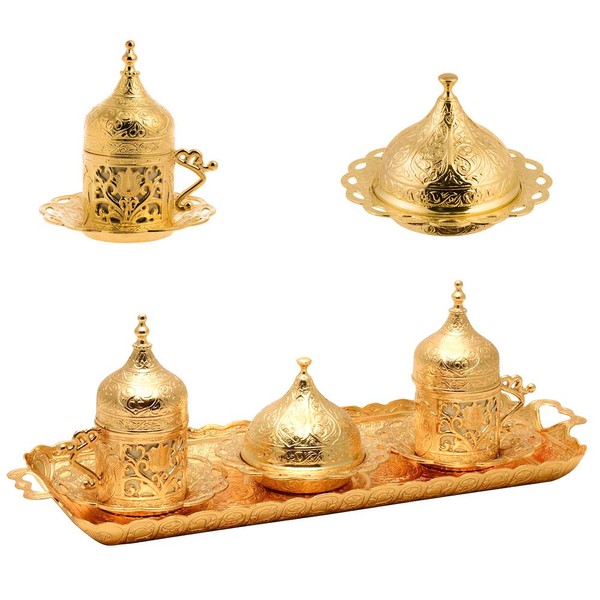 Alisveristime Ottoman Turkish Greek Arabic Espresso Coffee Cups with Saucer
