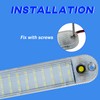 GZ5CG 12V Led Interior Light Bar 4 Packs 72Led 6500K