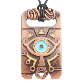 CoolChange Shiekah Stone Necklace for The Legend of Zelda Fans, Metal