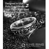 King Ring 8mm Super Spinner Ring – Premium Stainless Steel