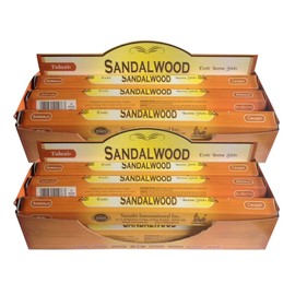You International Tulashi Incense, Sandalwood, Approx. 20 Sticks x 12 Pieces