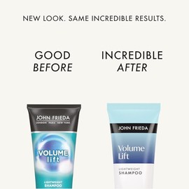 John Frieda Volume Lift Lightweight Shampoo 75ml. Travel Size Fine Hair Care for Body and Bounce
