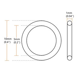 M2.5 x 5.5mm x 1mm Fiber Washers Insulating Flat Red Paper Washers Sealing Washers Gaskets, 1000pcs